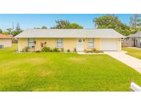 Charming single-story home with a well-maintained lawn and a cozy, welcoming entrance at 3035 Victory Palms Dr, Edgewater, FL 32141