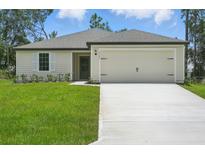 Charming single-story home with a well-manicured lawn and a two-car garage at 3121 Canterbury St, Deltona, FL 32738