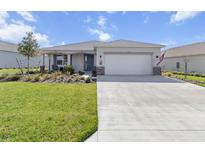 Charming single-story home with a well-manicured lawn and a spacious two-car garage at 8750 Sw 79Th Loop, Ocala, FL 34481