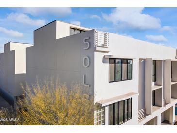 Aerial view of modern townhomes, showcasing architecture at 312 E Windsor Ave # 14, Phoenix, AZ 85004