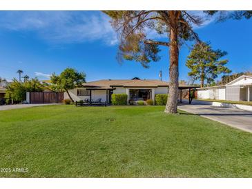 Ranch style home with large front yard and mature tree at 6718 N 15Th St, Phoenix, AZ 85014