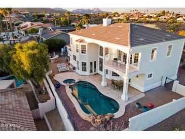 Luxury home with pool and mountain views at 15831 E Thistle Dr, Fountain Hills, AZ 85268