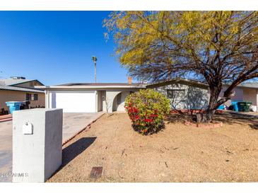 Ranch style home with a large front yard and mature trees at 4538 W Sierra St, Glendale, AZ 85304