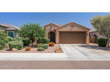 Single-story home with landscaped front yard and two-car garage at 20138 W Madison St, Buckeye, AZ 85326