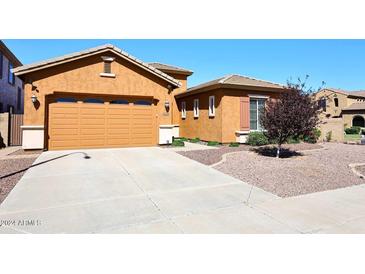 Beautiful two-story home with attached garage and well-manicured landscaping at 6830 S Crystal Way, Chandler, AZ 85249