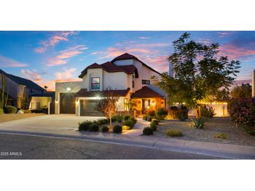 Stunning two-story home with beautifully landscaped yard at 5012 E Blanche Dr, Scottsdale, AZ 85254