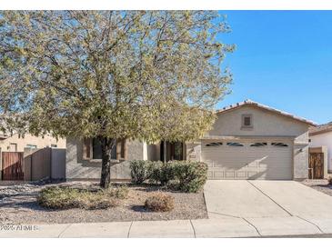 One-story house with attached garage and landscaping at 19847 N 108Th Ave, Peoria, AZ 85373