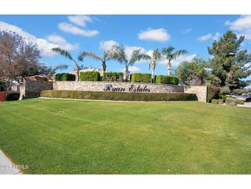 Entrance to the community of Ryan Estates at 2333 S Eileen Pl, Chandler, AZ 85286