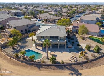 Luxury home with pool and spa; desirable location at 22155 N Cline Ct, Maricopa, AZ 85138