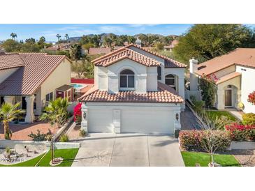 Two-story home with a two-car garage and nicely landscaped yard at 9452 S 51St St, Phoenix, AZ 85044