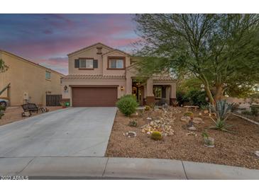 Two-story house with landscaped yard and driveway at 4547 E Sodalite St, San Tan Valley, AZ 85143