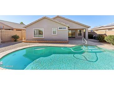 Home with private pool and backyard access at 19339 N Madison Rd, Maricopa, AZ 85139