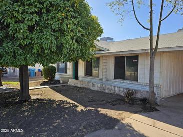 Ranch style home with carport and mature landscaping at 4132 N 89Th Ln, Phoenix, AZ 85037