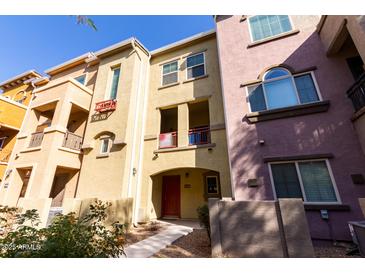 Modern townhome with attractive facade and private entrance at 2150 W Alameda Rd # 1112, Phoenix, AZ 85085