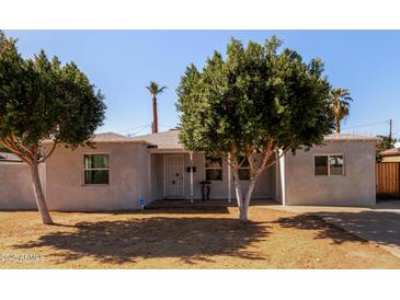 Charming single story home with newly landscaped front yard at 350 N Westwood Rd, Mesa, AZ 85201