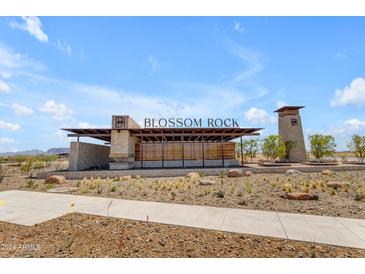 Blossom Rock community entrance sign and landscaping at 1435 W Ridge Rd, Apache Junction, AZ 85120