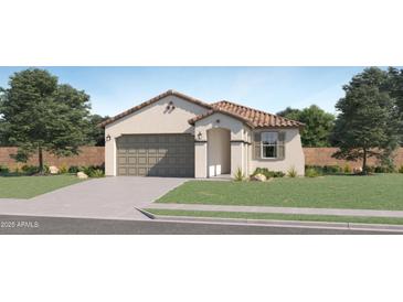 One-story home with a two-car garage and landscaped front yard at 16770 W Alameda Rd, Surprise, AZ 85387