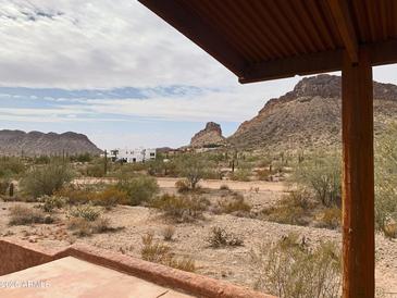 Expansive desert views from the home, showcasing the natural beauty of the surrounding landscape at 27575 N Dolores Pl, San Tan Valley, AZ 85144