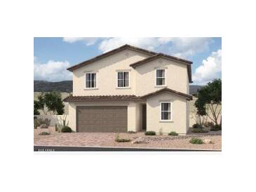 Charming two-story home with a two car garage and desert landscaping at 11623 W Green Dr, Youngtown, AZ 85363