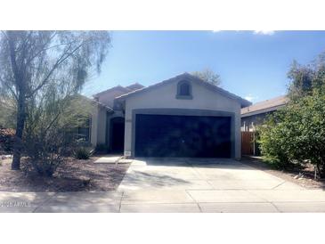 Charming single-story home featuring a two-car garage, desert landscaping, and a welcoming entrance at 13001 W Aster Dr, El Mirage, AZ 85335