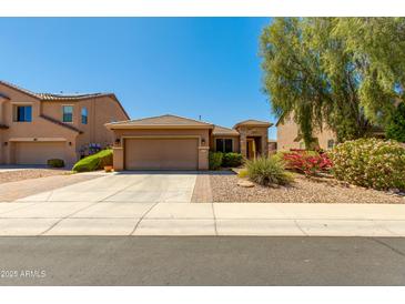 Charming single-story home featuring desert landscaping and a well-manicured front yard at 29374 N 68Th Ln, Peoria, AZ 85383