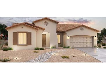 Stunning single-Gathering home with a two-car garage, neutral paint, and desert landscaping at 19920 W Mulberry Dr, Buckeye, AZ 85396