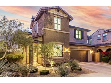 Beautiful two-story home with manicured landscaping and a convenient two-car garage at 21602 N 36Th St, Phoenix, AZ 85050