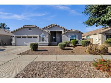 Charming single-story home featuring desert landscaping and a two-car garage in a well-maintained community at 21616 E Calle De Flores --, Queen Creek, AZ 85142