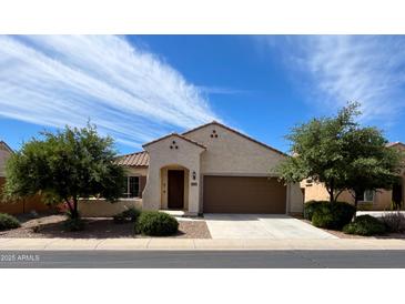 Charming single-story home with a well-manicured lawn and a two-car garage at 25935 W Potter Dr, Buckeye, AZ 85396