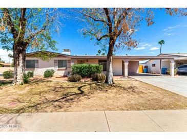 Single story home featuring mature landscaping, carport, and neutral paint scheme at 9227 N 36Th Dr, Phoenix, AZ 85051
