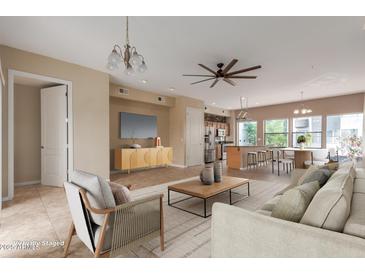 Inviting living room with an open layout, stylish furnishings, and plenty of natural light at 4617 E Culver St, Phoenix, AZ 85008