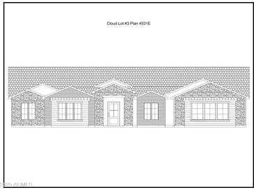Charming single-story home with stone accents, large windows, and covered entry, perfect for modern living at 1933 E Long Rifle Rd, Phoenix, AZ 85086