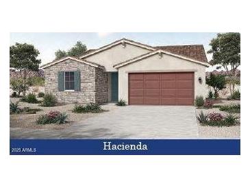Beautiful single-story home with stone accents and a two-car garage in a well-kept neighborhood at 4416 S 127Th Ave, Avondale, AZ 85323