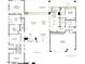 Detailed floor plan featuring kitchen, bedrooms, bathrooms, great room, and three-car garage layout at 8366 E Old Paint Trl, Scottsdale, AZ 85266