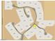 Residential lot map showing large land area with nearby roadways and neighborhood features at 8366 E Old Paint Trl, Scottsdale, AZ 85266