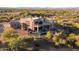 Luxury home with pool and desert landscape. Stunning aerial view at 14021 E Milton Ct, Scottsdale, AZ 85262