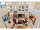 Soaring ceilings and expansive windows highlight this great room at 14021 E Milton Ct, Scottsdale, AZ 85262