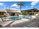 Stunning backyard featuring a refreshing pool and spa, covered patio with outdoor kitchen and dining area at 7533 N 70Th St, Paradise Valley, AZ 85253