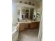 Large bathroom with double vanity and plenty of storage at 11519 E Blue Wash Rd, Cave Creek, AZ 85331