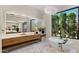 Spa-like bathroom with soaking tub and modern vanity at 6554 N 40Th Pl, Paradise Valley, AZ 85253