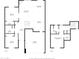 This is a detailed two-story floor plan showcasing the layout of the home, including all room dimensions at 8094 E Via Del Vencino --, Scottsdale, AZ 85258
