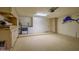 A spacious garage features built-in storage cabinets and additional space for projects or parking at 8094 E Via Del Vencino --, Scottsdale, AZ 85258