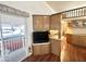 Kitchen with updated cabinets and appliances has a convenient eating area at 1044 S Quartz Dr, Apache Junction, AZ 85119