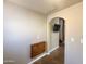 This bonus room offers a folding table and wall-mounted TV for convenience at 1044 S Quartz Dr, Apache Junction, AZ 85119