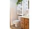 Functional bathroom including updated fixtures and a decorative cabinet at 8103 E Southern Ave # 24, Mesa, AZ 85209