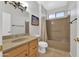 Bathroom with tub, shower and single vanity at 17156 W Lachlan Ct, Surprise, AZ 85387