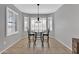 Breakfast nook with a small table and two barstools at 17156 W Lachlan Ct, Surprise, AZ 85387