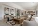 Expansive living room with neutral tones, modern artwork, and an inviting layout at 12297 E Troon Vista Dr # 255, Scottsdale, AZ 85255