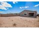 Backyard features a blank canvas with block wall at 18450 E Camila Dr, Gold Canyon, AZ 85118