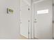 Hallway featuring an alarm system with a door on the right at 312 E Windsor Ave # 14, Phoenix, AZ 85004